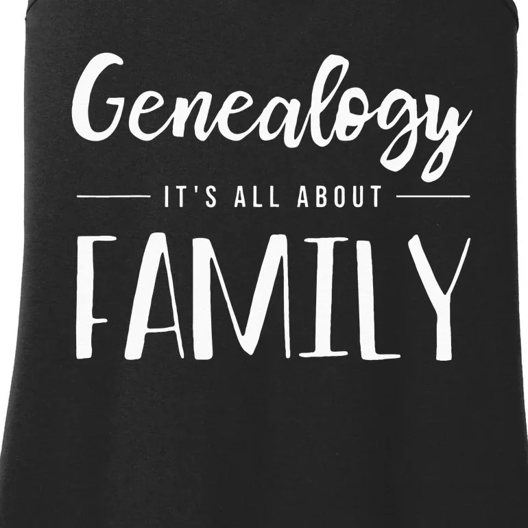 Genealogy Family Tree Genealogist Ancestry Ancestor Gift Ladies Essential Tank