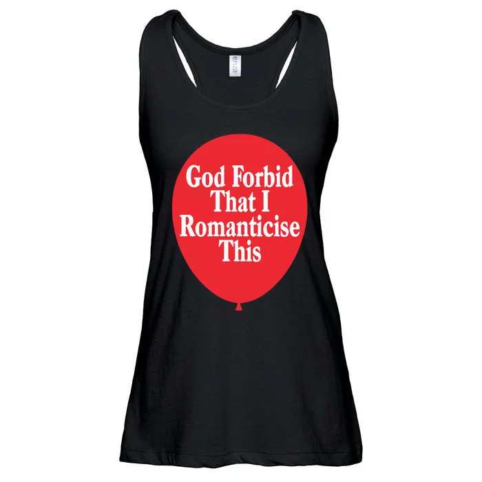 God Forbid That I Romanticise This Balloon Ladies Essential Flowy Tank