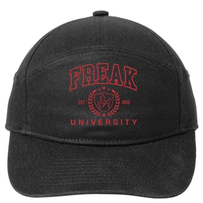 Gotfunny Freak University 7-Panel Snapback Hat