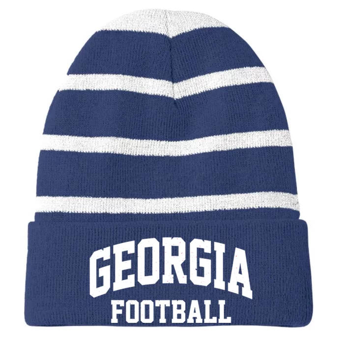 Georgia Football UGA Champion Championship Lover Striped Beanie with Solid Band