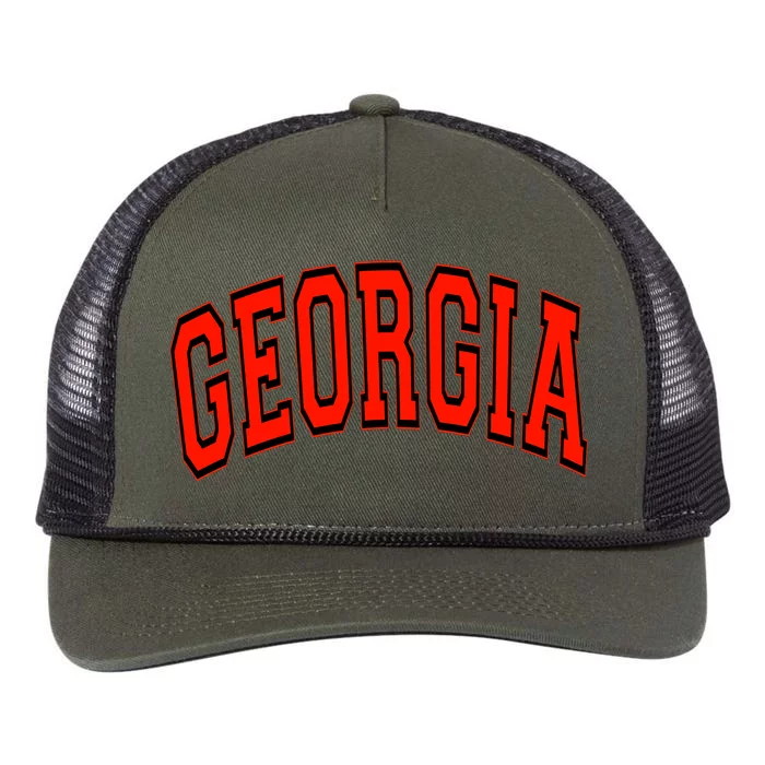 Georgia Football UGA Champion Championship Lover Retro Rope Trucker Hat Cap