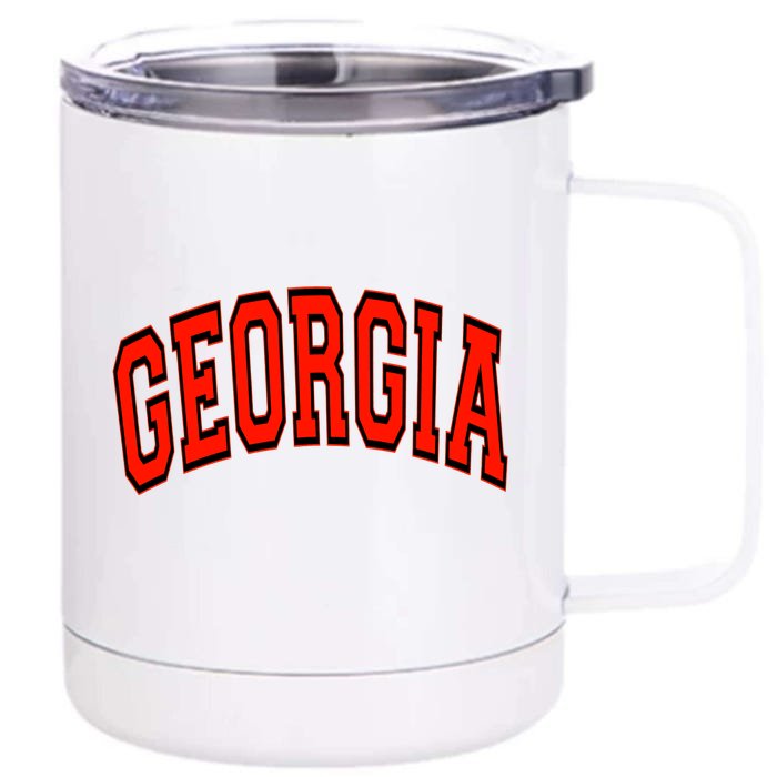 Georgia Football UGA Champion Championship Lover Front & Back 12oz Stainless Steel Tumbler Cup