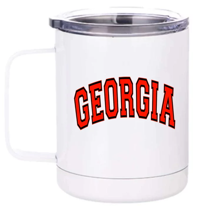 Georgia Football UGA Champion Championship Lover Front & Back 12oz Stainless Steel Tumbler Cup