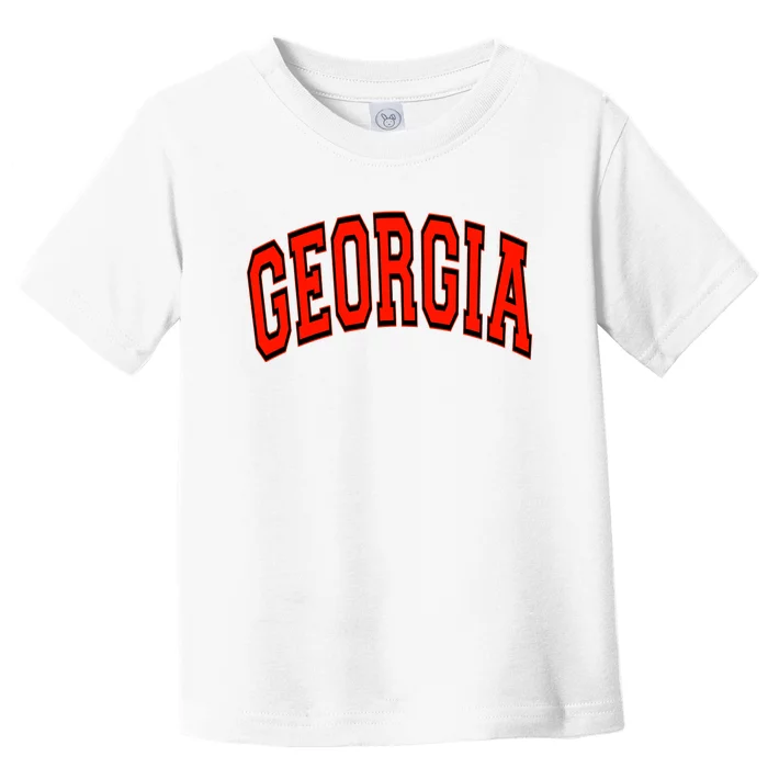 Georgia Football UGA Champion Championship Lover Toddler T-Shirt