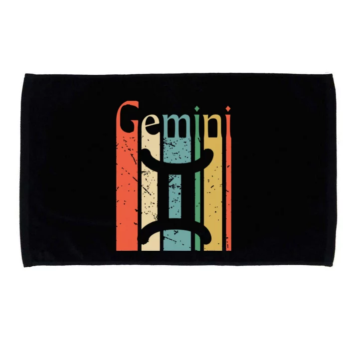 Gemini Funny Vintage Style Gemini Zodiac Microfiber Hand Towel