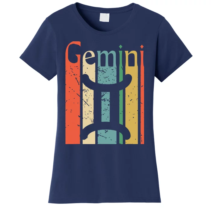 Gemini Funny Vintage Style Gemini Zodiac Women's T-Shirt