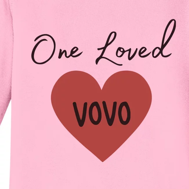 Gift For Vovo Baby Long Sleeve Bodysuit