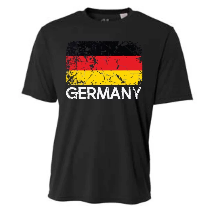 German Flag Vintage Made In Germany Gift Cooling Performance Crew T-Shirt