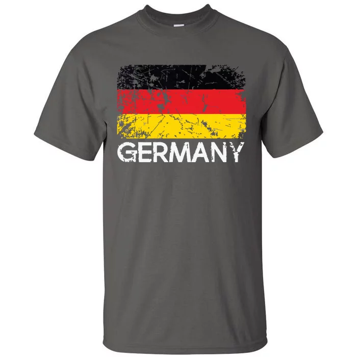 German Flag Vintage Made In Germany Gift Tall T-Shirt