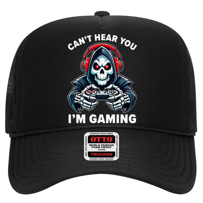 Gamer For Video Games Gamer High Crown Mesh Trucker Hat