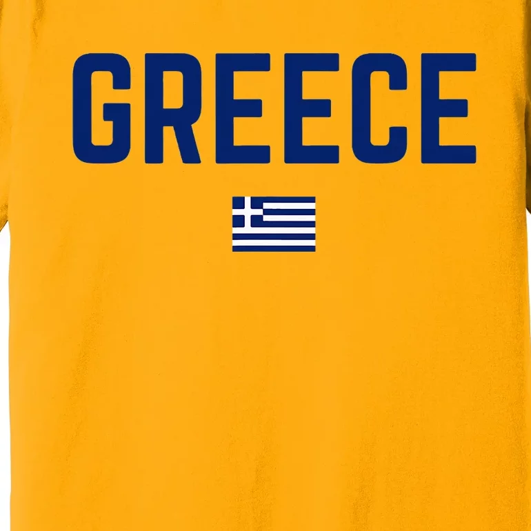 Greece Flag Women Greece Premium T-Shirt