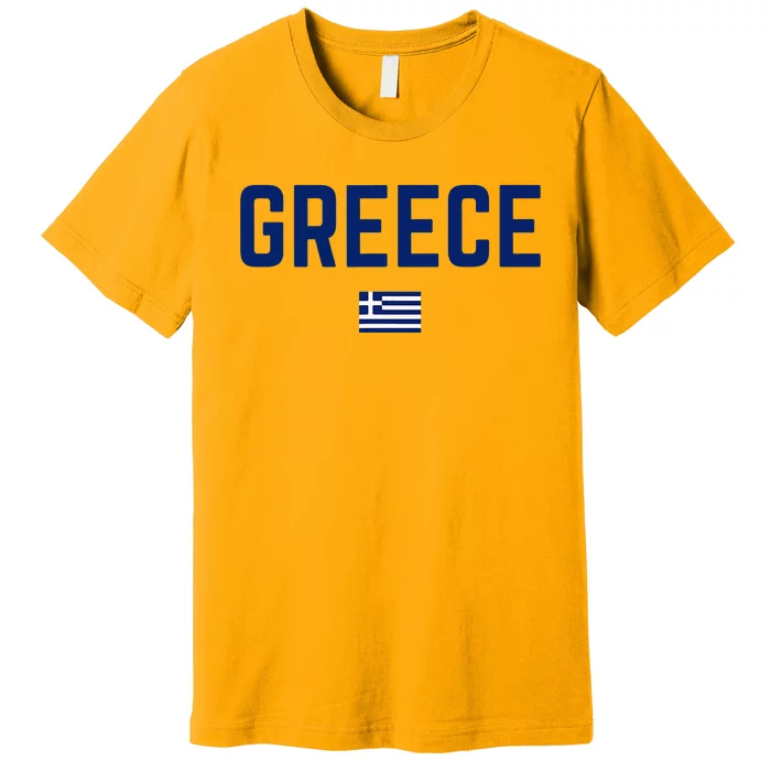 Greece Flag Women Greece Premium T-Shirt