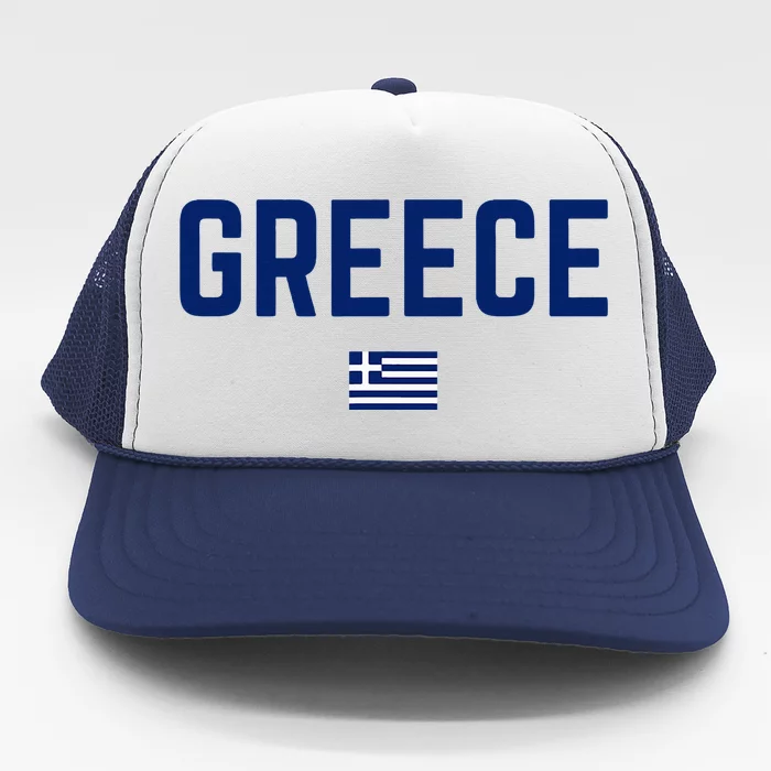 Greece Flag Women Greece Trucker Hat