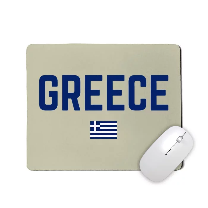 Greece Flag Women Greece Mousepad