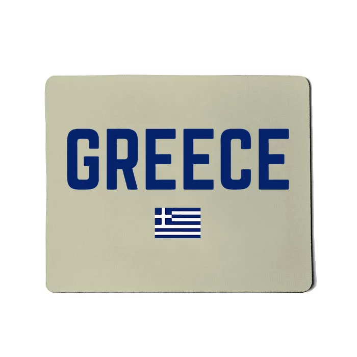 Greece Flag Women Greece Mousepad