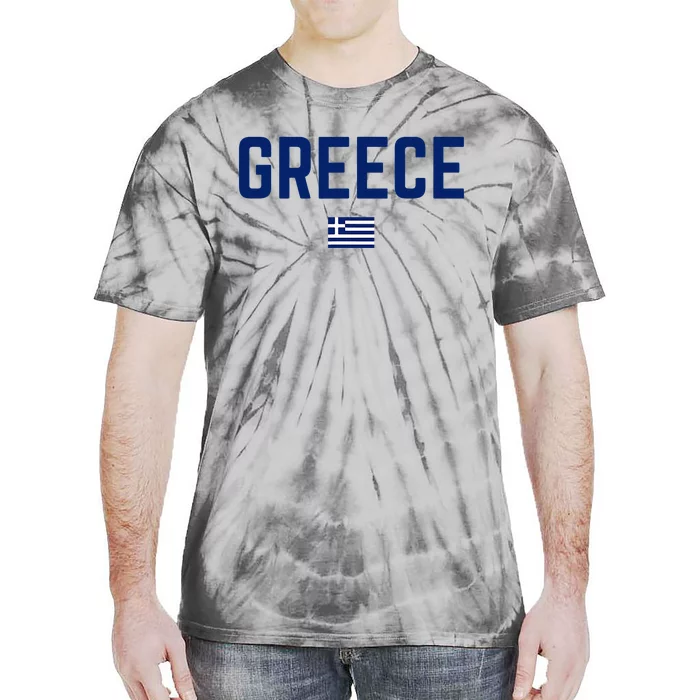 Greece Flag Women Greece Tie-Dye T-Shirt