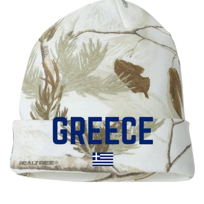 Greece Flag Women Greece Kati - 12in Camo Beanie