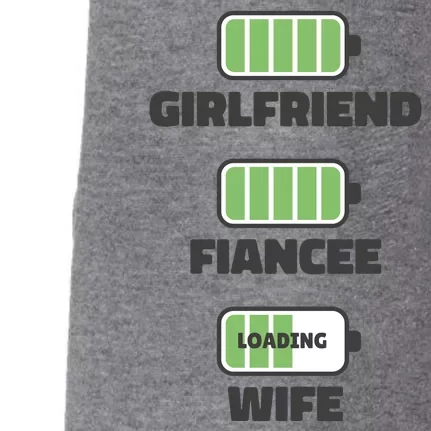 Girlfrend Fiancee Wife Loading Doggie 3-End Fleece Hoodie