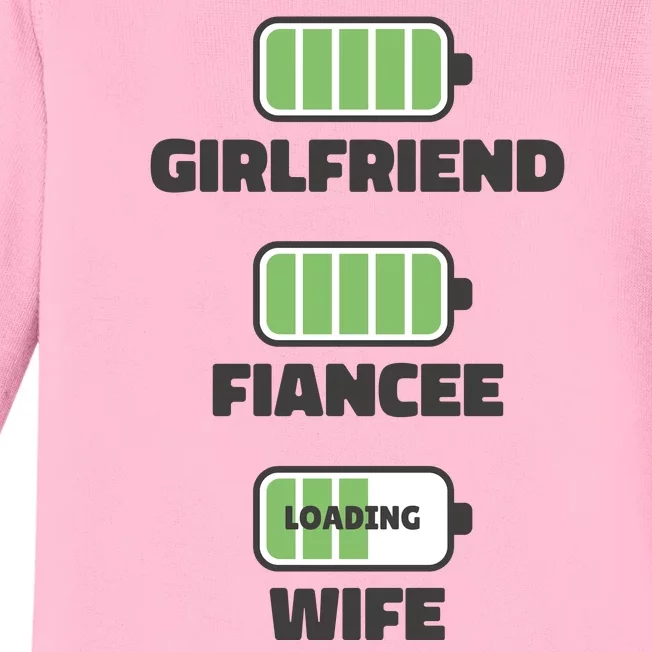 Girlfrend Fiancee Wife Loading Baby Long Sleeve Bodysuit