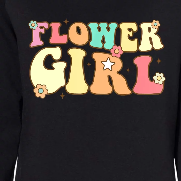 Groovy Flower Wedding Proposal Flower Womens California Wash Sweatshirt