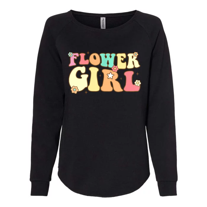 Groovy Flower Wedding Proposal Flower Womens California Wash Sweatshirt