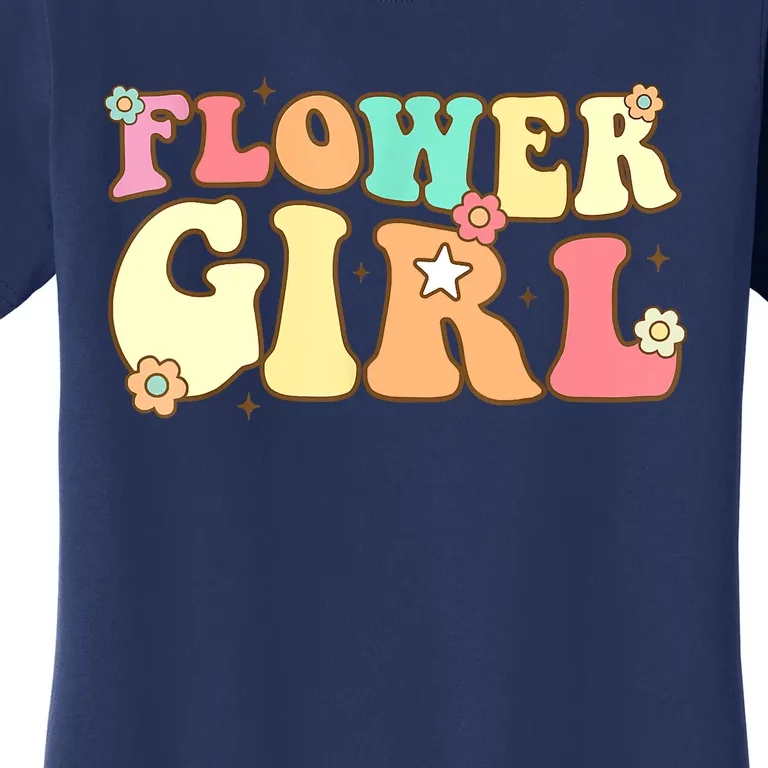 Groovy Flower Wedding Proposal Flower Women's T-Shirt