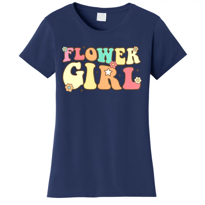 Groovy Flower Wedding Proposal Flower Women's T-Shirt