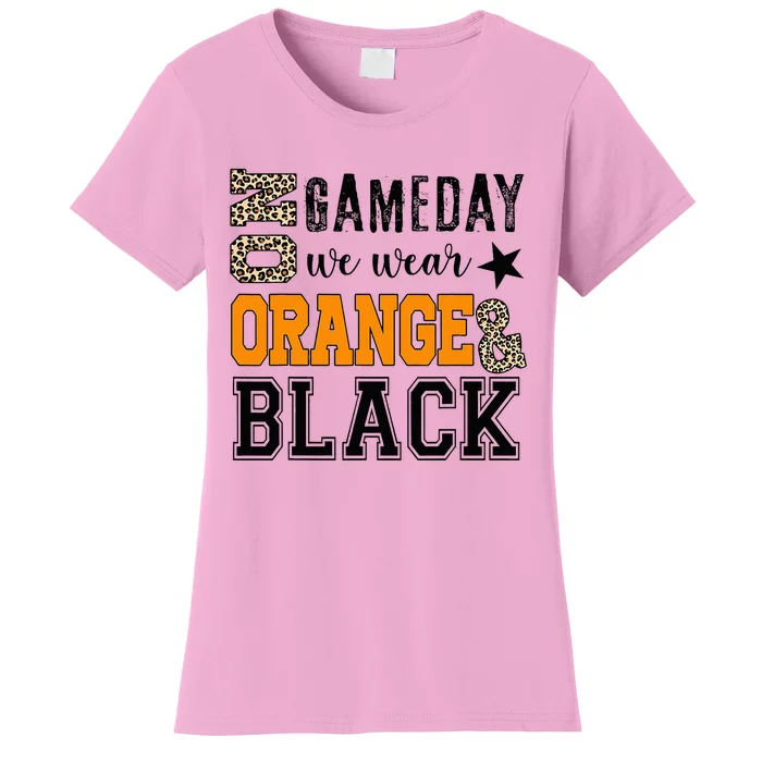 G.ameday Football We Wear Leopard Women's T-Shirt