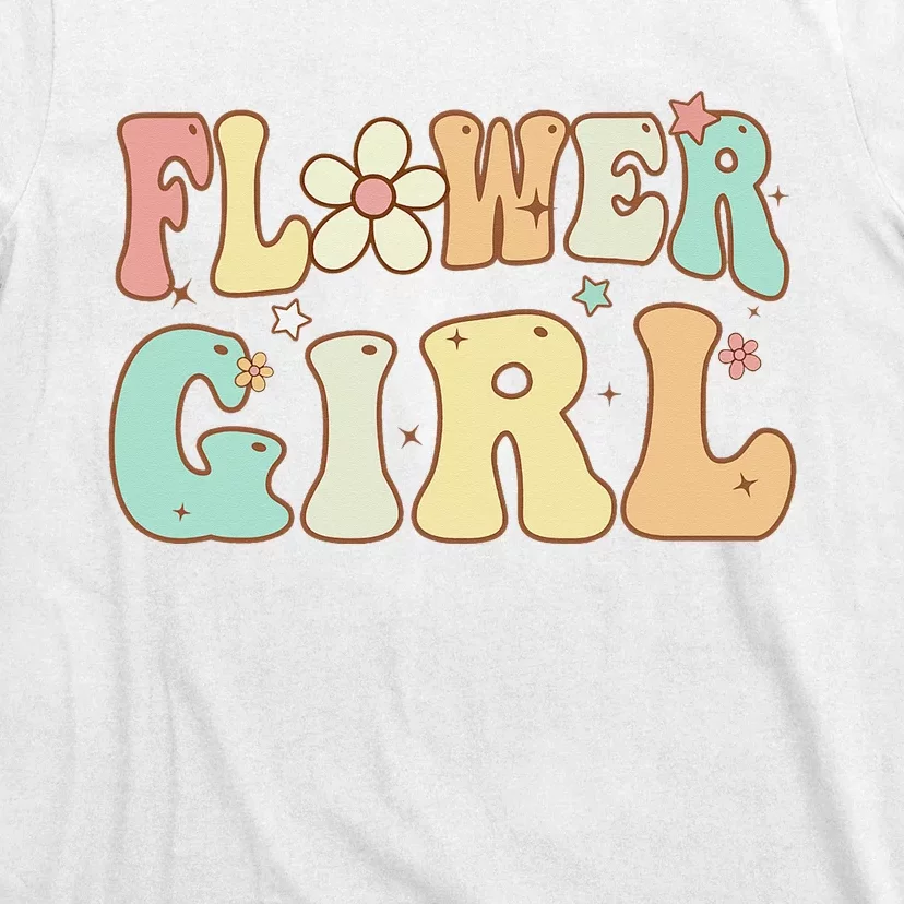 Groovy Flower Wedding Proposal Bridesmaid Flower T-Shirt