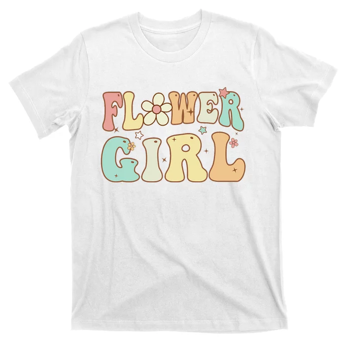 Groovy Flower Wedding Proposal Bridesmaid Flower T-Shirt