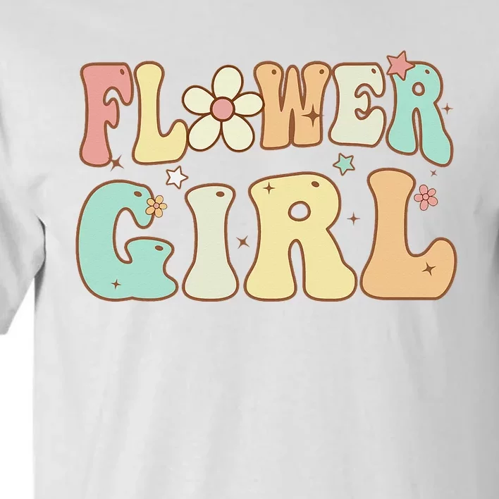 Groovy Flower Wedding Proposal Bridesmaid Flower Tall T-Shirt