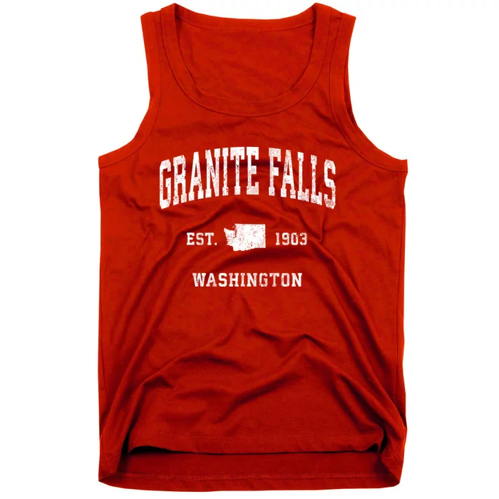 Granite Falls Washington Wa Vintage Athletic Tank Top