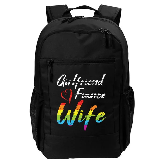 Girlfriend Fiance Wife Wedding Anniversary Lgbtq Community Daily Commute Backpack