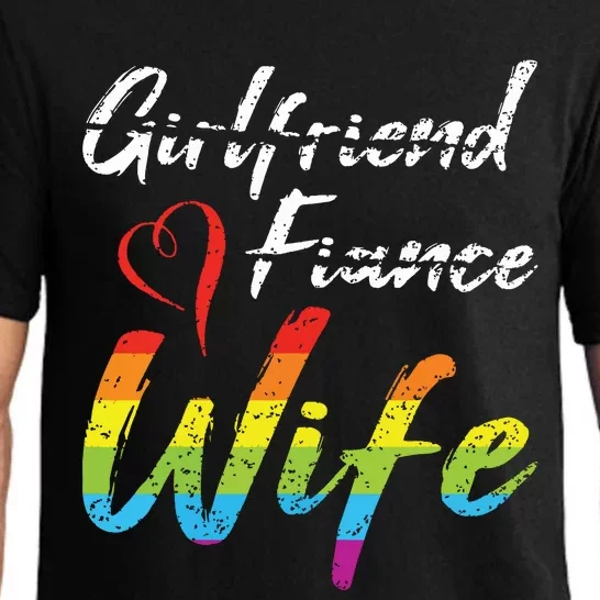 Girlfriend Fiance Wife Wedding Anniversary Lgbtq Community Pajama Set