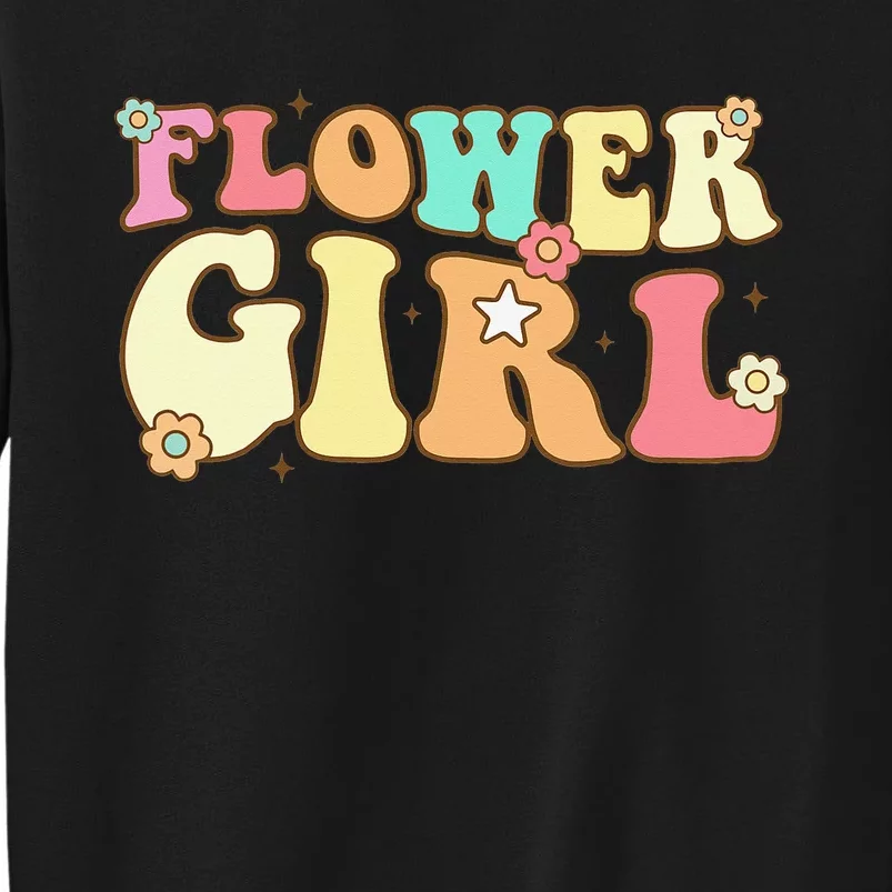 Groovy Flower Wedding Proposal Flower Tall Sweatshirt