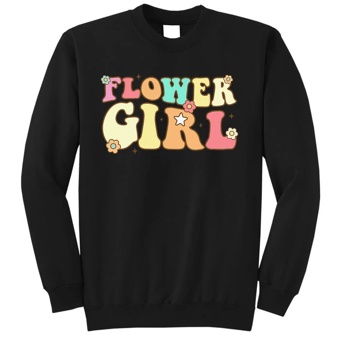 Groovy Flower Wedding Proposal Flower Tall Sweatshirt