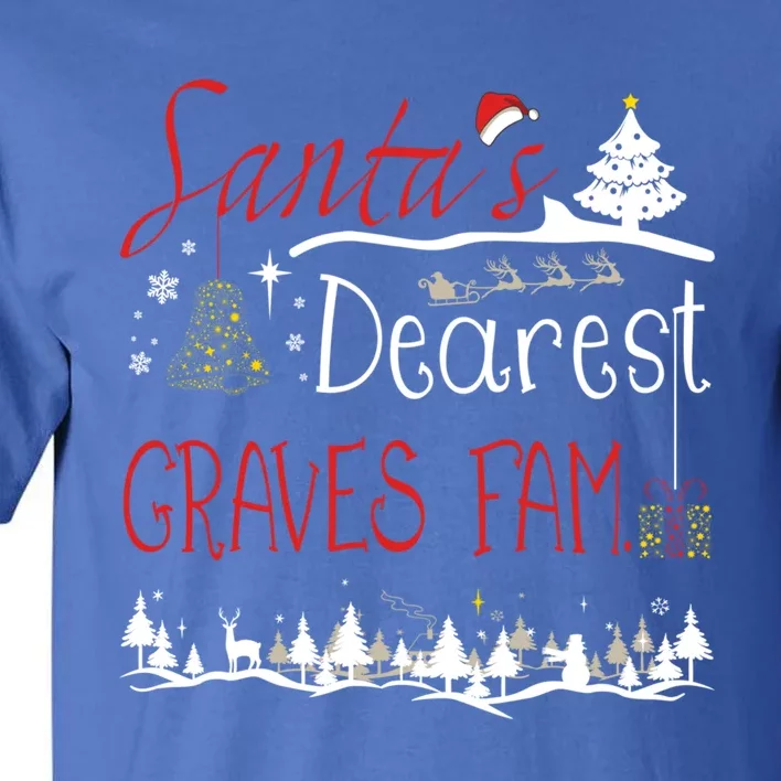 Graves Family Xmas Cute Christmas Reunion Party Gift Tall T-Shirt