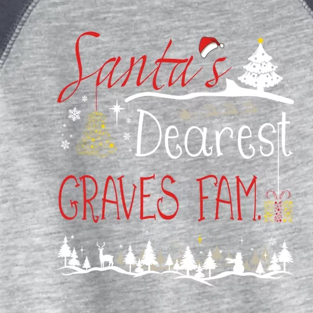 Graves Family Xmas Cute Christmas Reunion Party Gift Toddler Fine Jersey T-Shirt