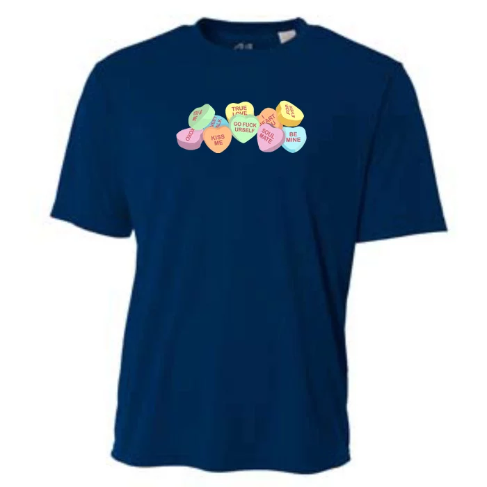 Go Fuck Yourself Candy Hearts Cooling Performance Crew T-Shirt