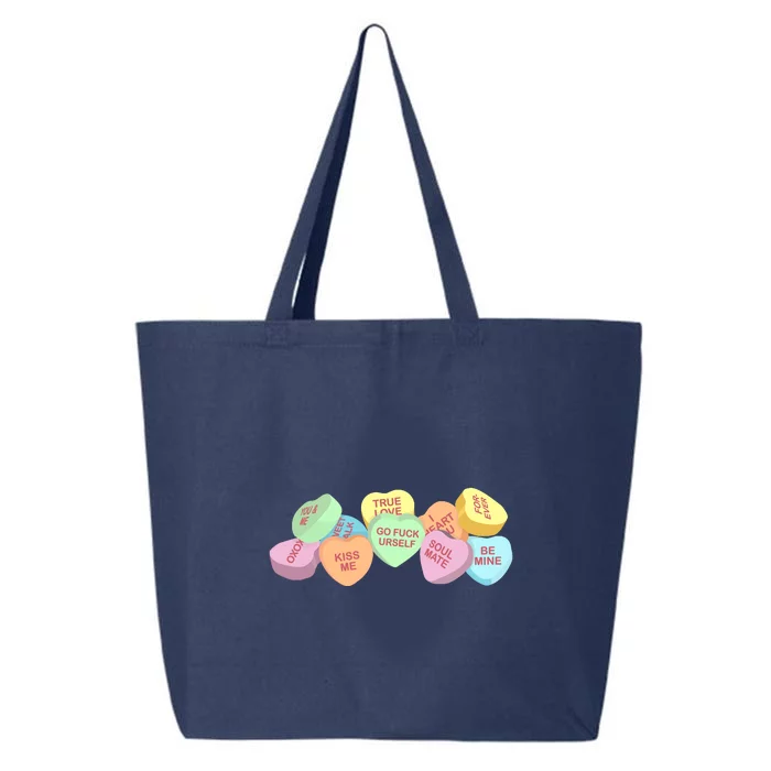 Go Fuck Yourself Candy Hearts 25L Jumbo Tote