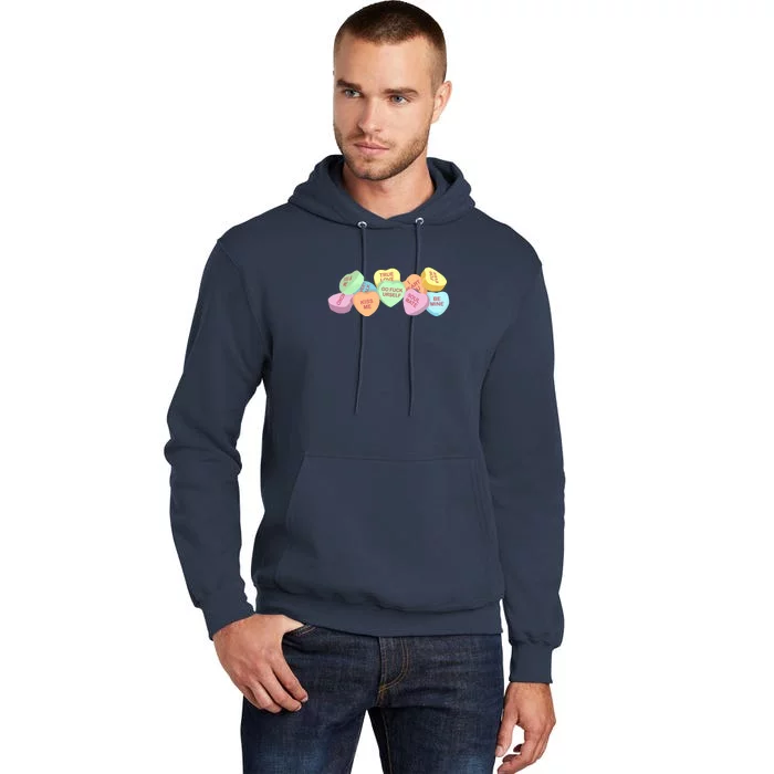 Go Fuck Yourself Candy Hearts Tall Hoodie