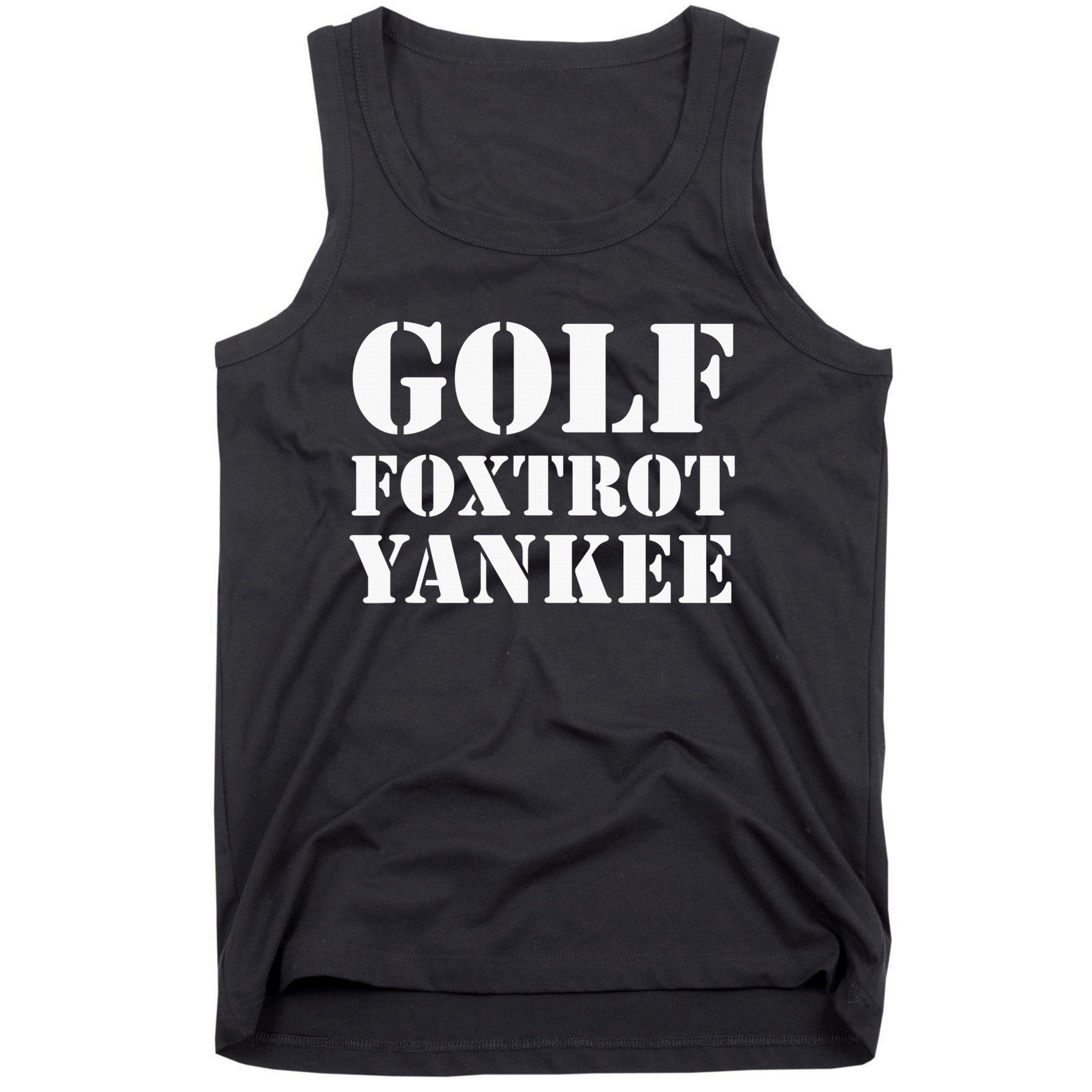 Golf Foxtrot Yankee GFY Funny Military Rude Women's Perfect Tri Tunic Long  Sleeve Shirt