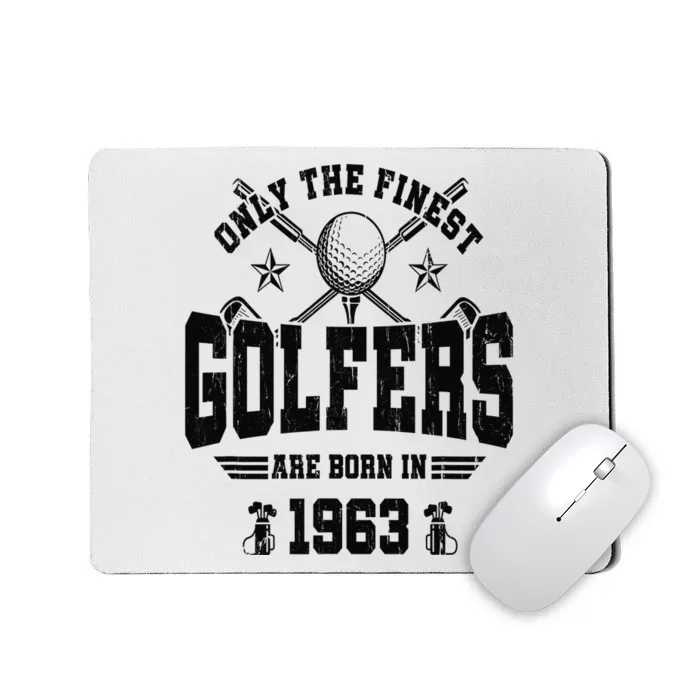 Golfing Golf 1963 60th Birthday Gift 60 Year Old Golfer Mousepad