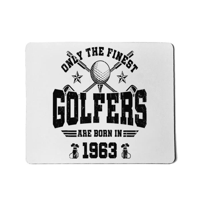 Golfing Golf 1963 60th Birthday Gift 60 Year Old Golfer Mousepad