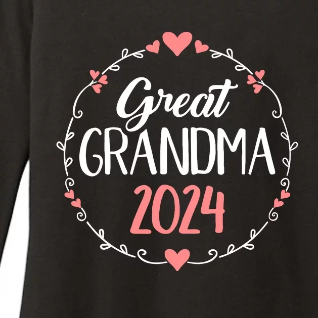 Great Grandma 2024 For Pregnancy Announcement Womens CVC Long Sleeve Shirt