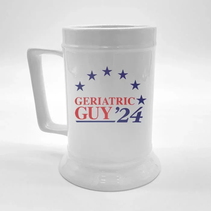 Geriatric Guy 2024 Front & Back Beer Stein