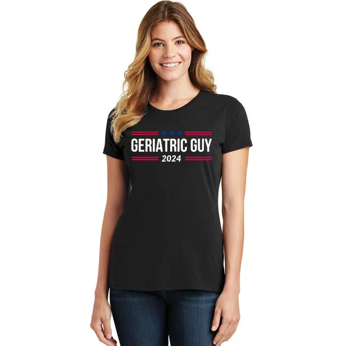 Geriatric Guy 2024 Election Funny President Women's T-Shirt