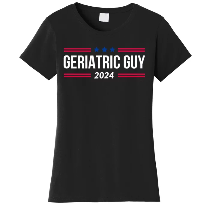 Geriatric Guy 2024 Election Funny President Women's T-Shirt