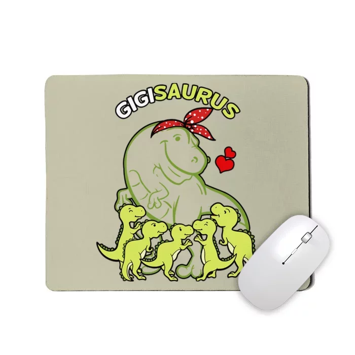 Gigisaurus Gigi 5 Dinosaur Mother's Day Mousepad