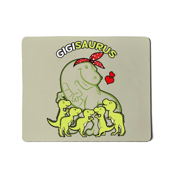 Gigisaurus Gigi 5 Dinosaur Mother's Day Mousepad